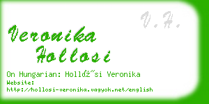 veronika hollosi business card